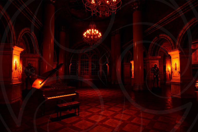 A Very Gothic Haunting: The Mansion Backgrounds