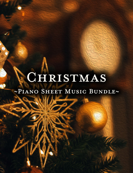 Christmas Piano Sheet Music Bundle