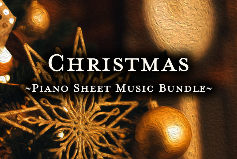 Christmas Piano Sheet Music Bundle