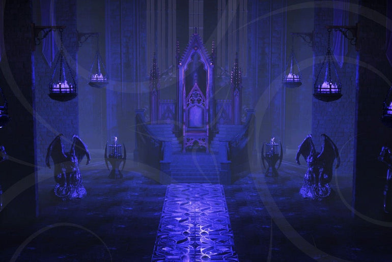 Dracula's Throne Room Background