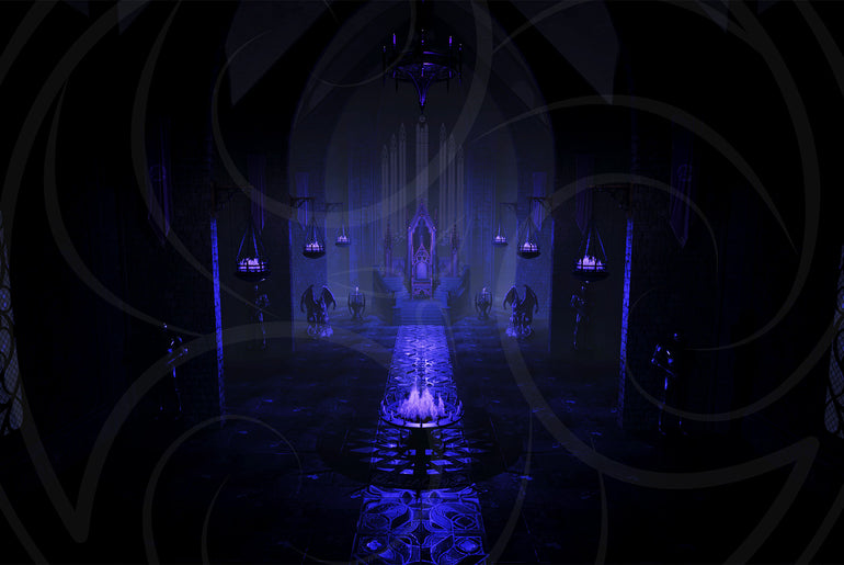 Dracula's Throne Room Background