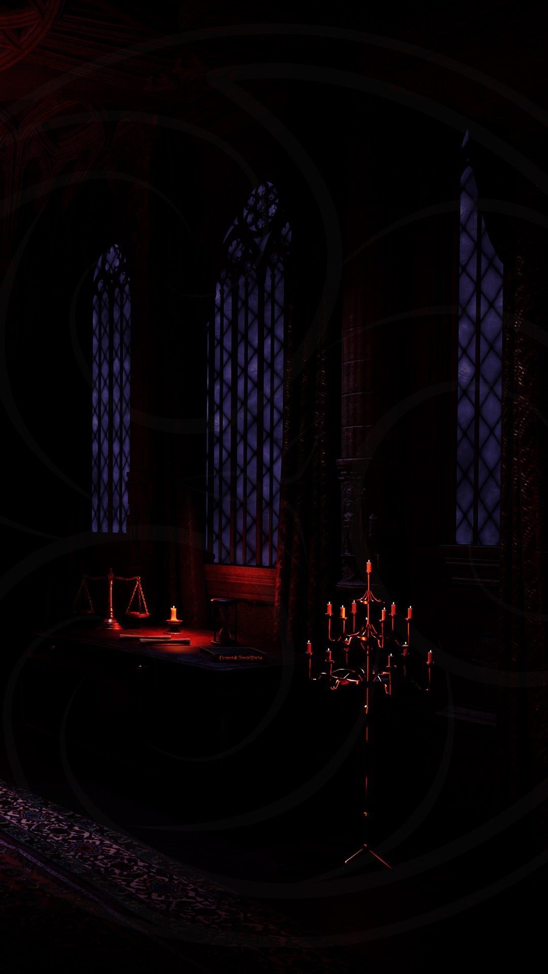 Gothic Study Background