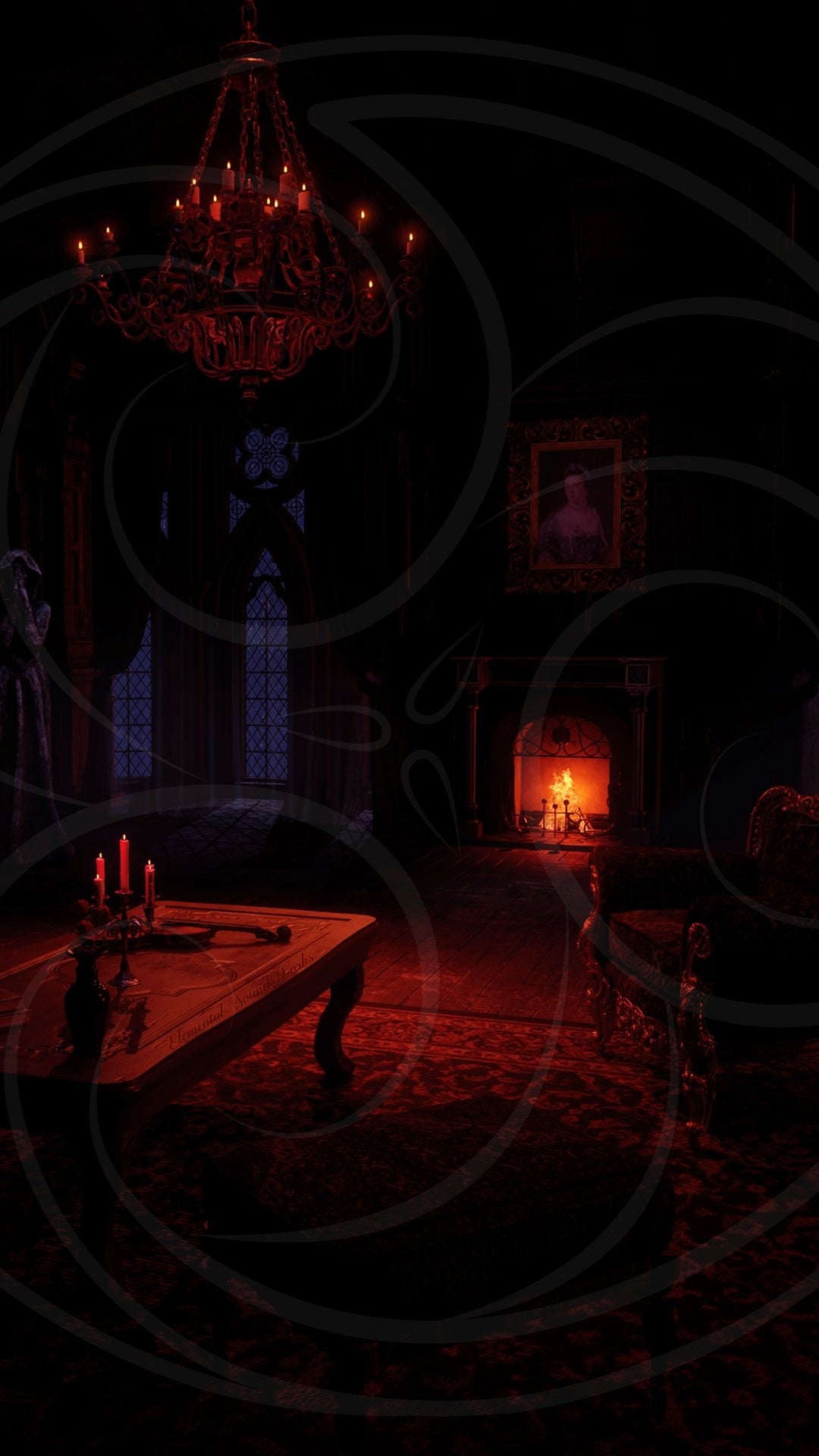 Gothic Parlor Background