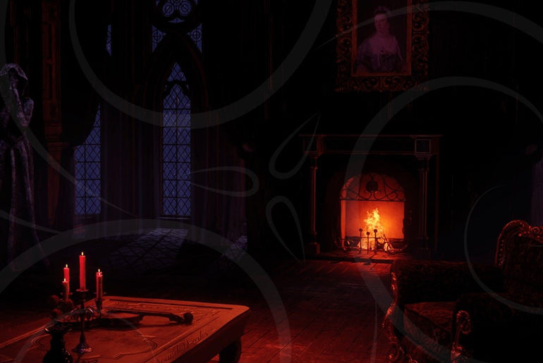 Gothic Parlor Background