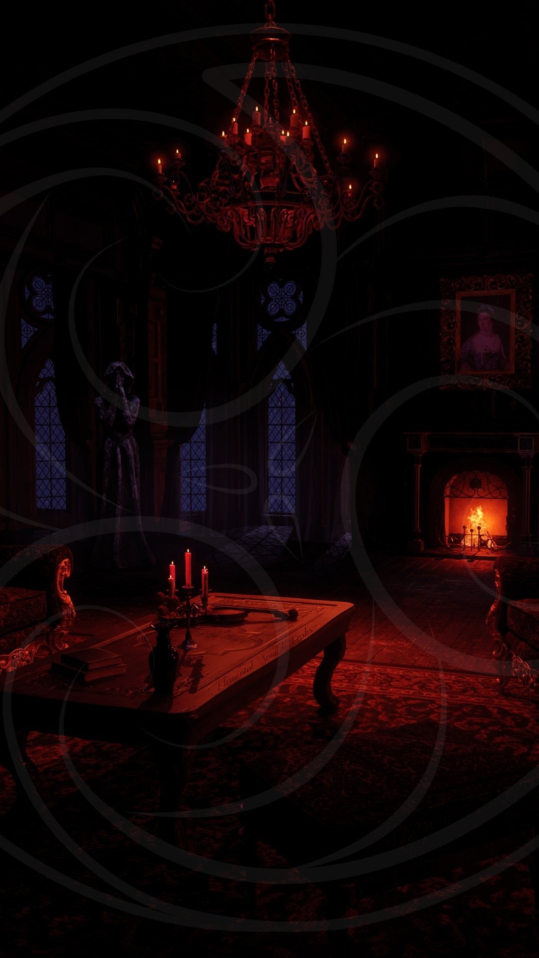 Gothic Parlor Background