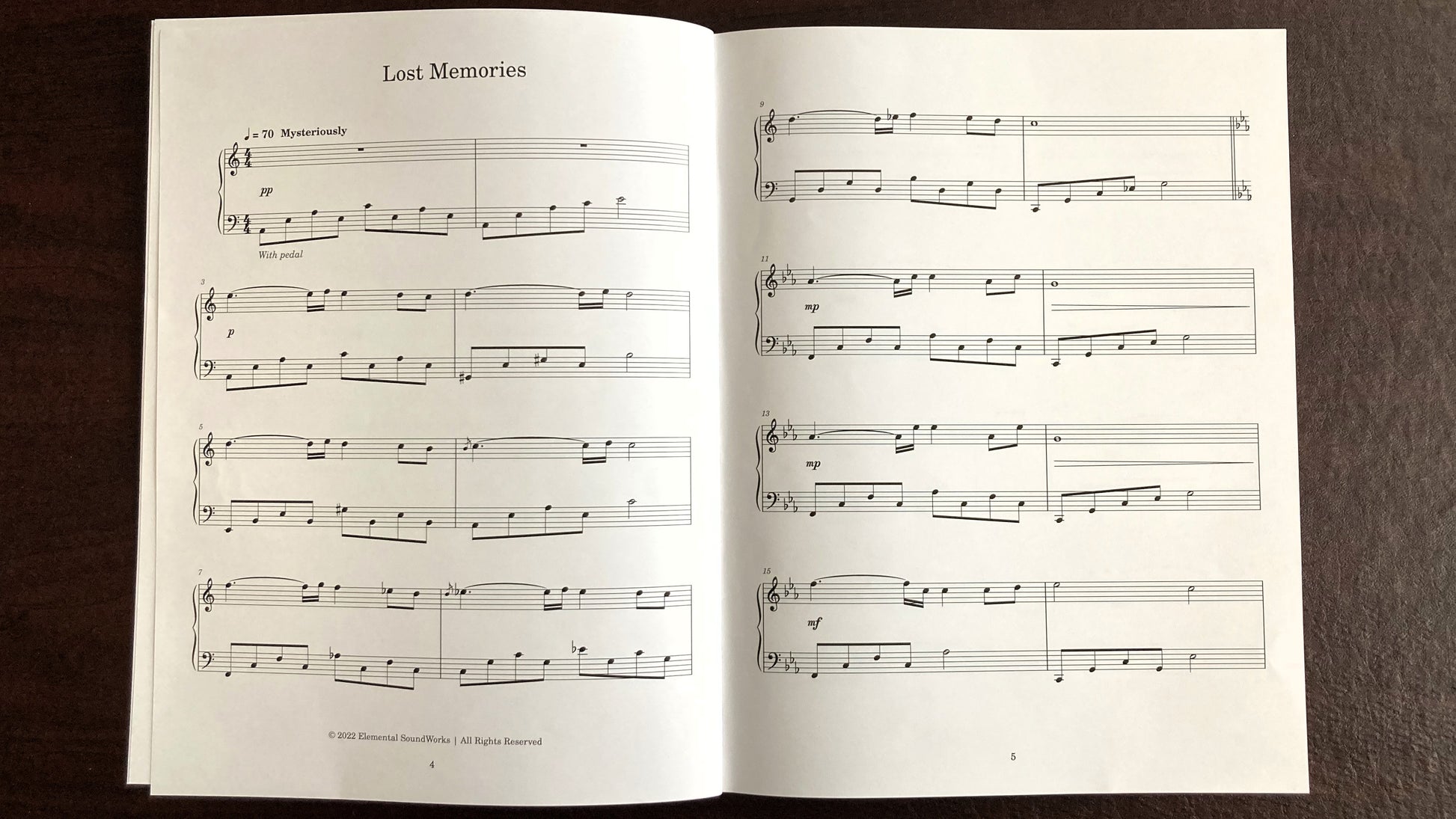 Nocturnes and Mysteries | Sheet Music Book