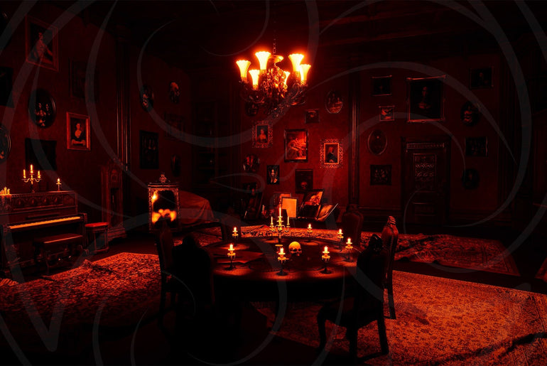 A Very Gothic Haunting: The Mansion Backgrounds