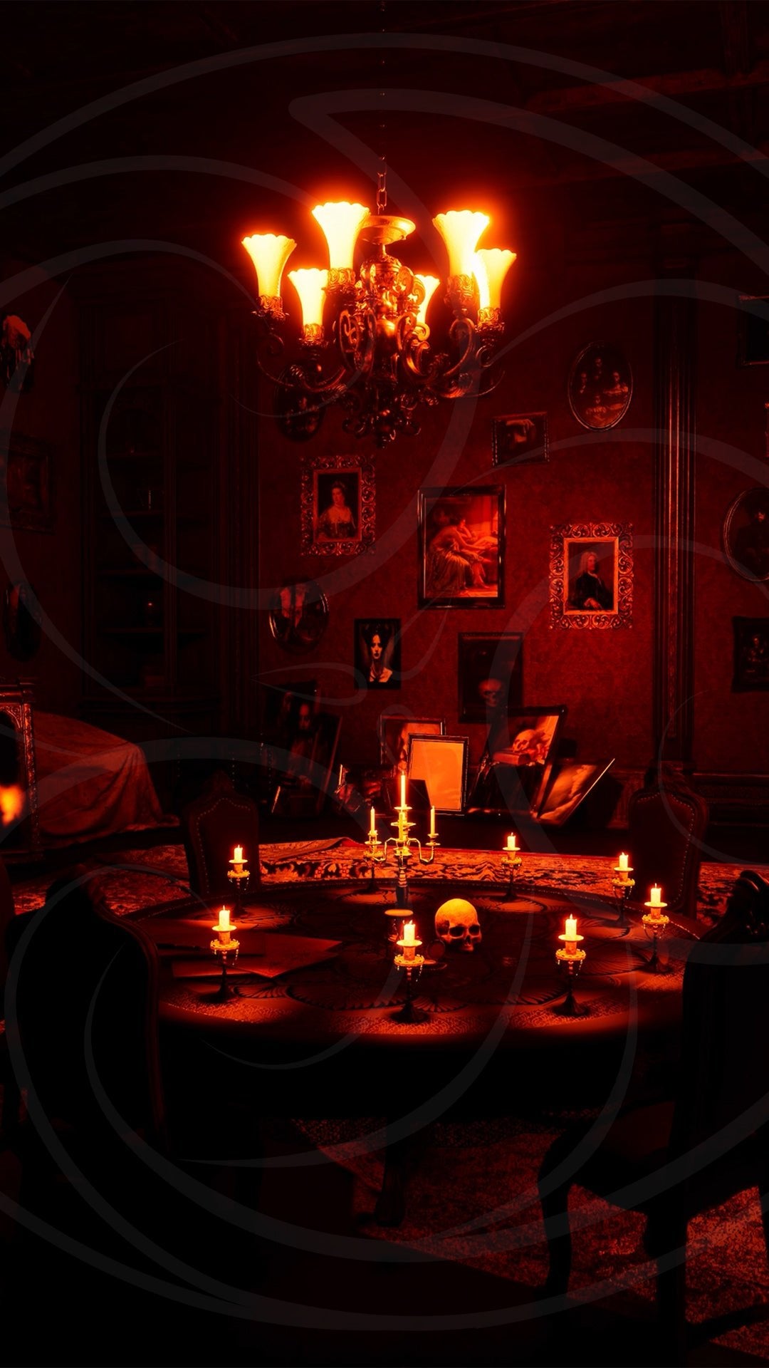 A Very Gothic Haunting: The Mansion Backgrounds