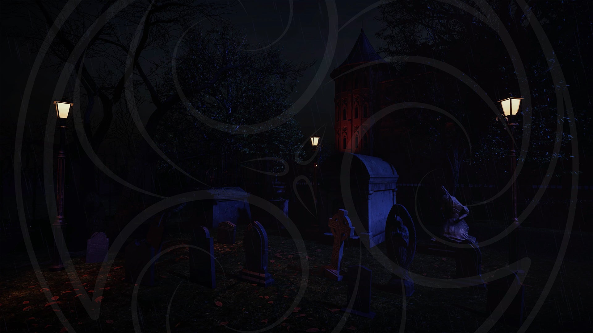 A Very Gothic Haunting: The Mansion Backgrounds