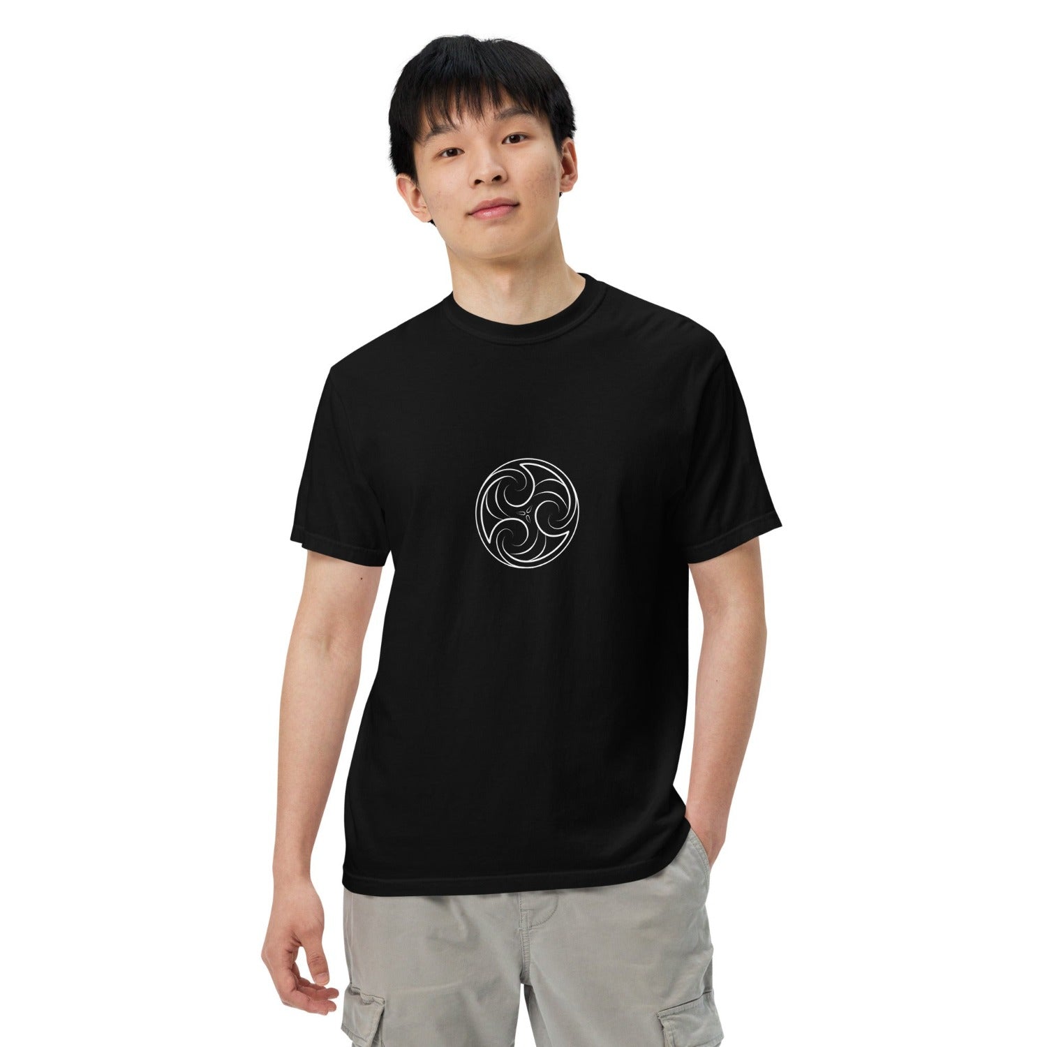 Men’s Short Sleeve T-Shirt | White Elemental Logo