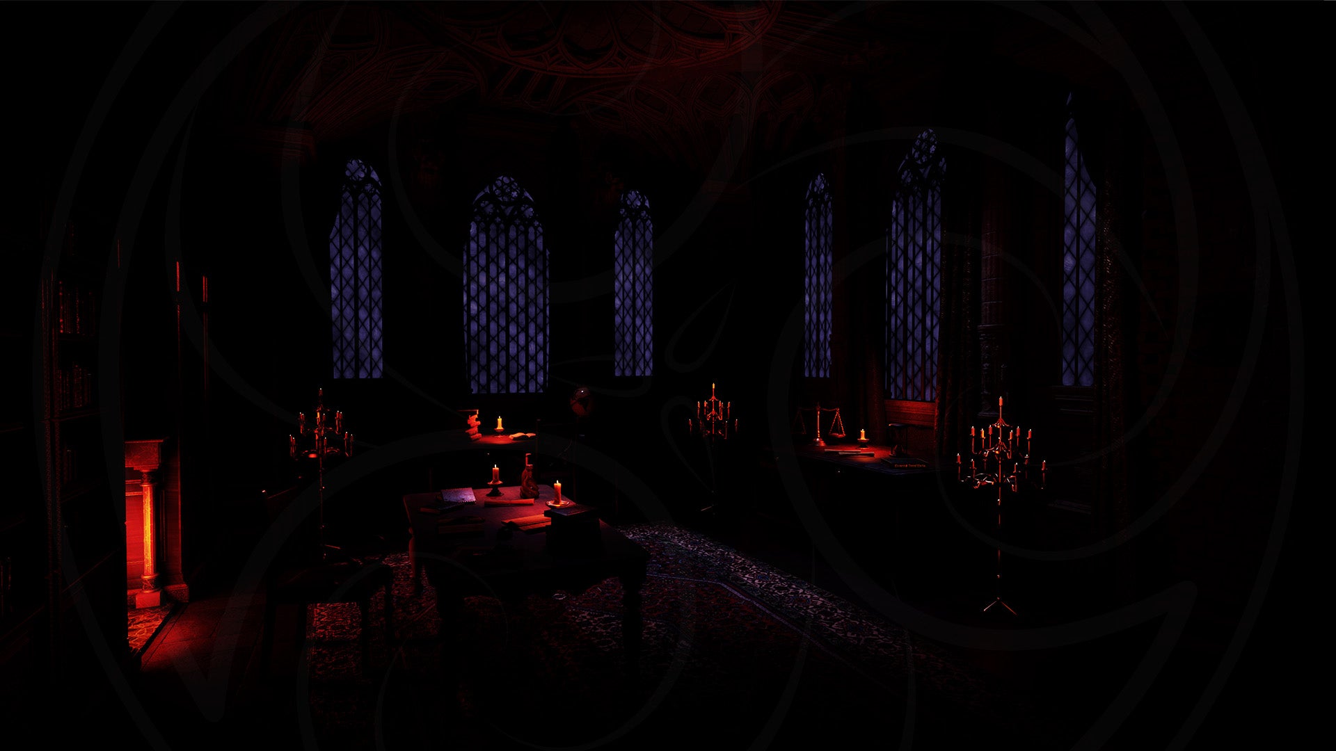 Gothic Study Background