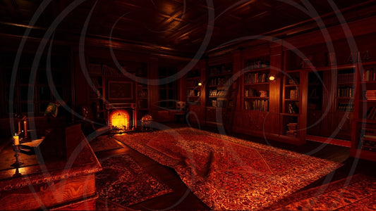 Old Victorian Bookstore Background