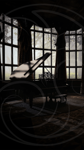 Dark Victorian Drawing Room Background