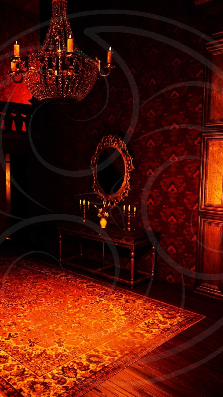 Dark Victorian Mansion: The Foyer Background