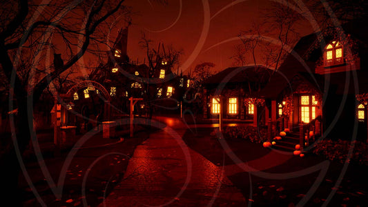 Haunted Village Background