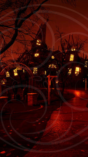 Haunted Village Background