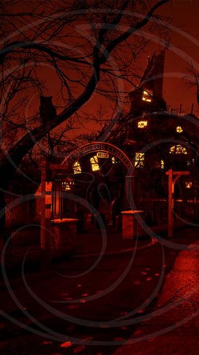 Haunted Village Background