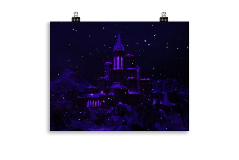 Winter at Dracula's Castle Poster