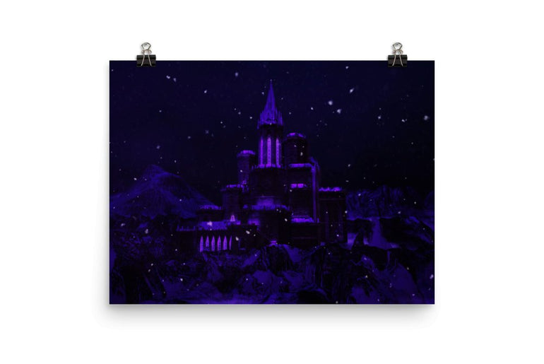 Winter at Dracula's Castle Poster