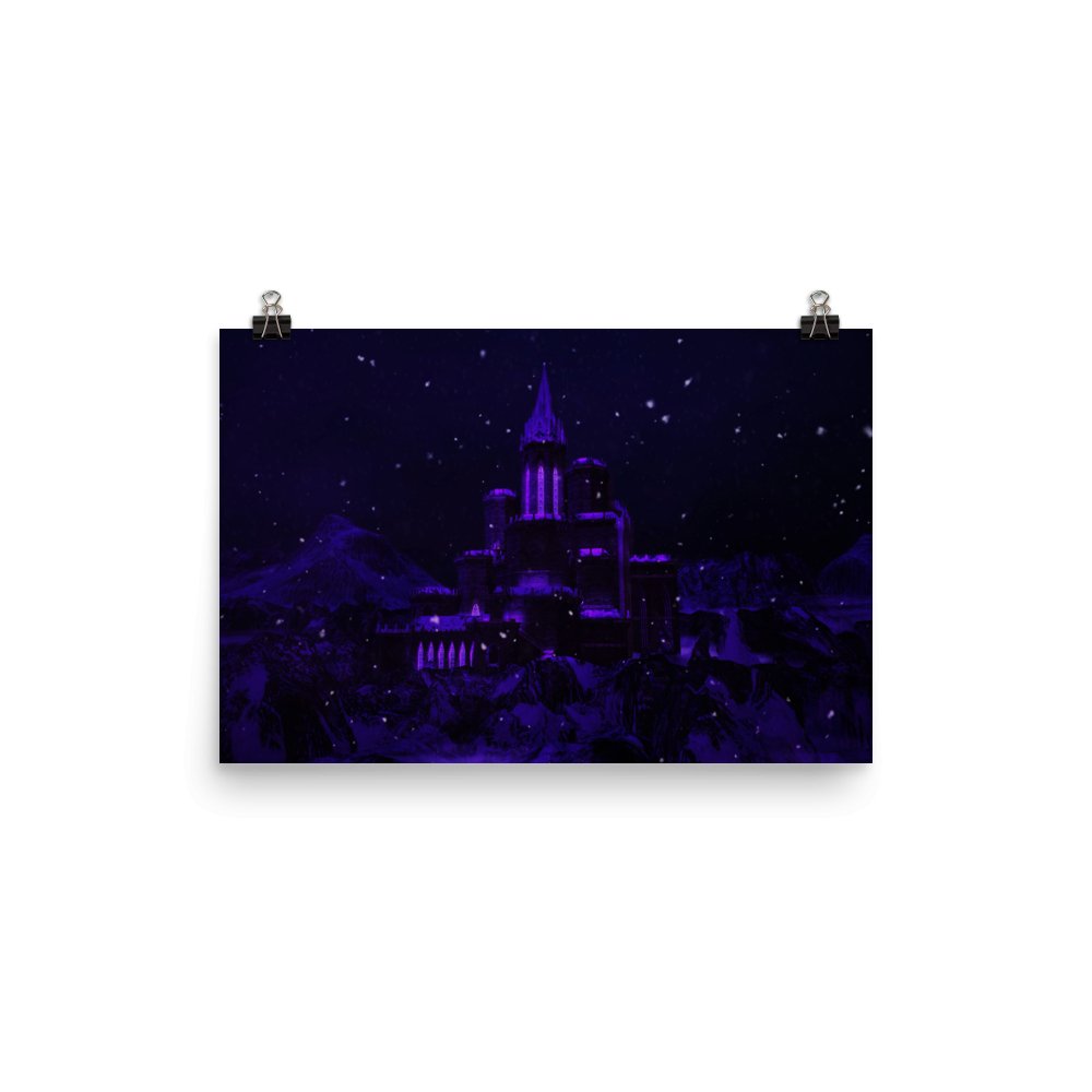 Winter at Dracula's Castle Poster