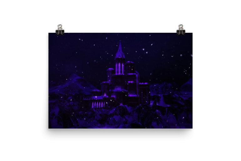 Winter at Dracula's Castle Poster