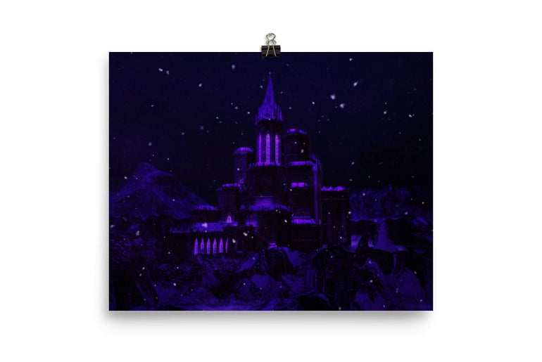 Winter at Dracula's Castle Poster