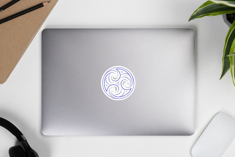 Elemental Logo Sticker - Purple